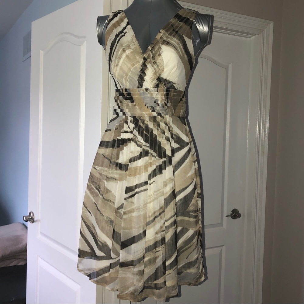 BR Sz 2 Sleeveless Silk Dress
